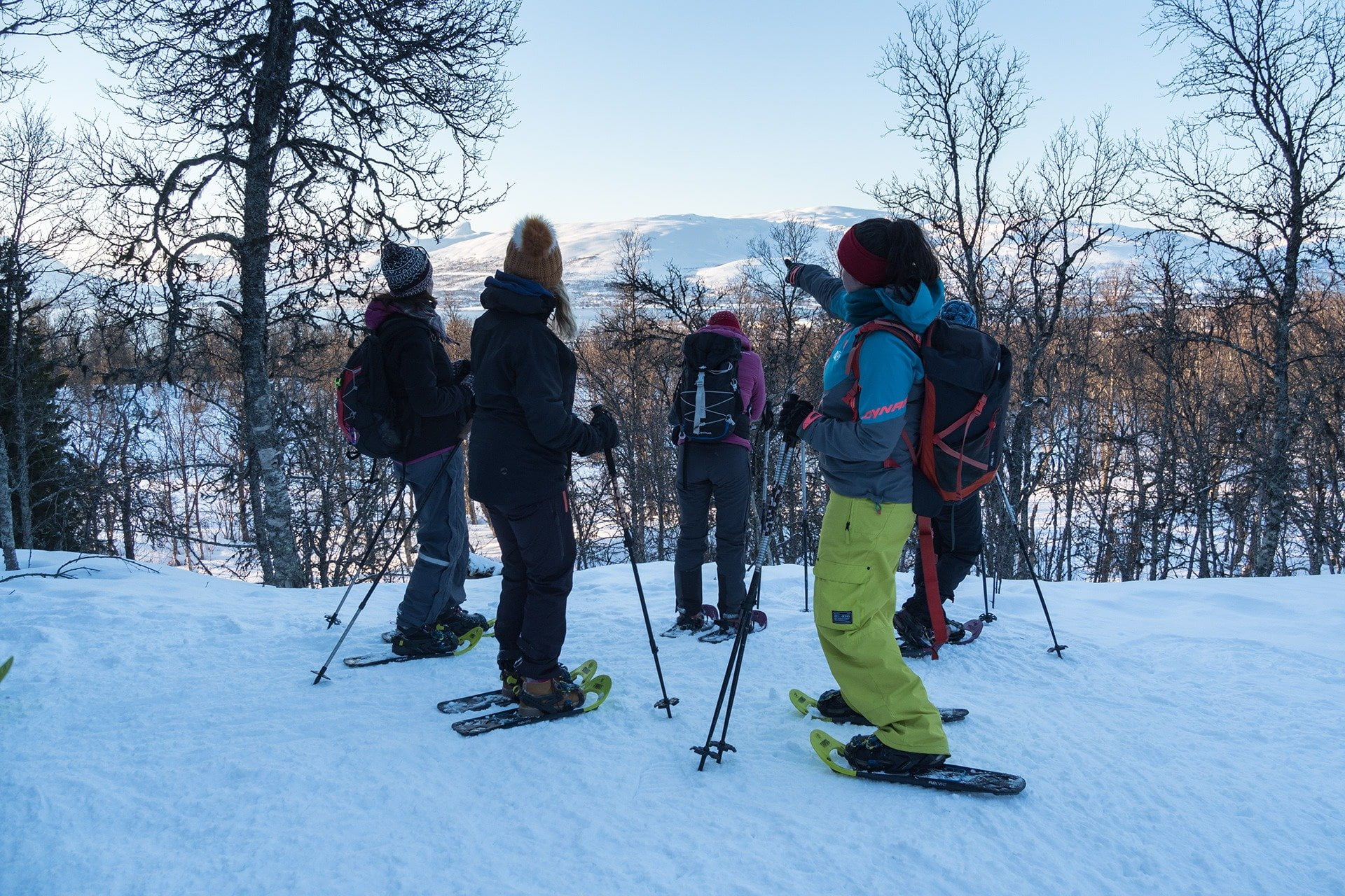 Sneeuwschoen trekking